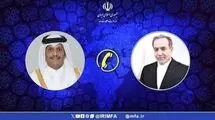 رایزنی وزیران خارجه ایران و قطر درباره بحران انسانی در غزه