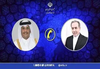 رایزنی وزیران خارجه ایران و قطر درباره بحران انسانی در غزه