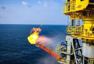 ثبت رکورد جدید تولید روزانه ۷۳۰ میلیون مترمکعب از میدان مشترک پارس جنوبی