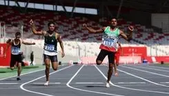 صعود درویشی به نیمه نهایی در دوی ۱۰۰ متر