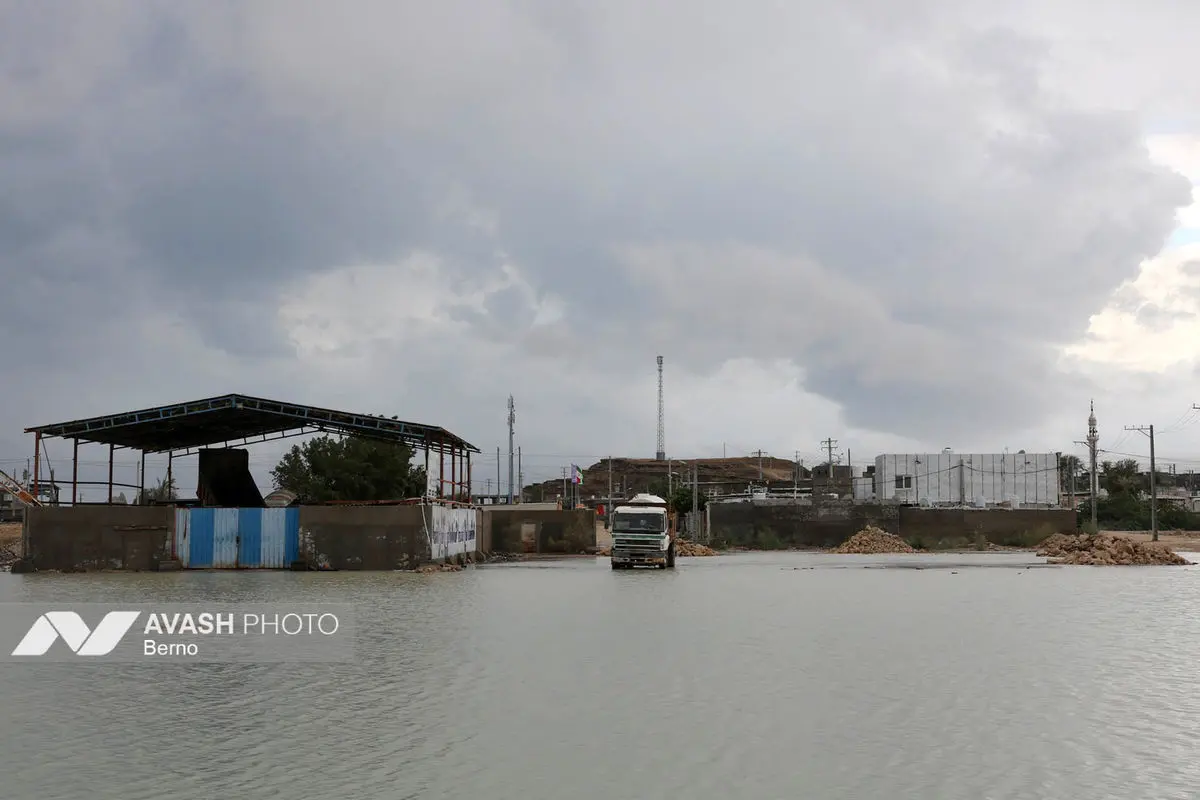 جزیره قشم پس از وقوع سیل