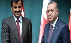 رایزنی رئیس جمهور ترکیه و امیر قطر درباره آخرین تحولات منطقه