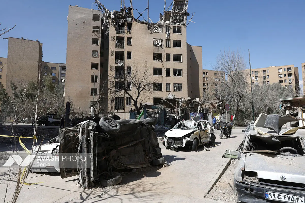 خسارات ناشی از تجاوز هوایی آمریکا و رژیم صهیونیستی به ایران - تهران