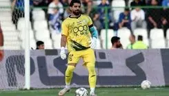 دروازه بان استقلال به تمرینات بازگشت