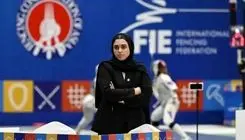 قضاوت تاریخی بانوی ایرانی در فینال سابر آسیا