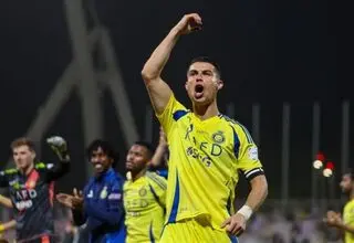 النصر بالاخره با رونالدو قهرمان شد