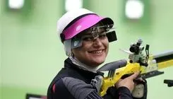 پایان کار نجمه خدمتی در تفنگ سه وضعیت قهرمانی جهان