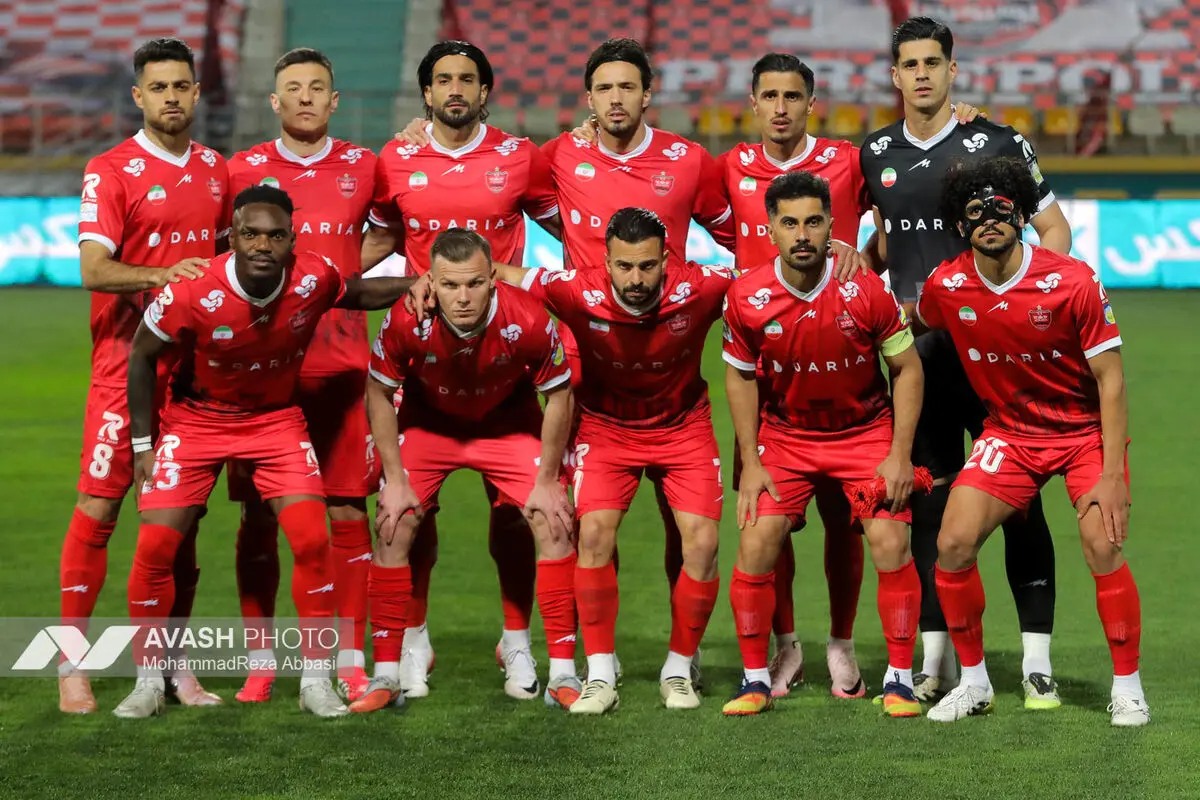 دیدار تیم های فوتبال  پرسپولیس تهران و خیبر خرم آباد