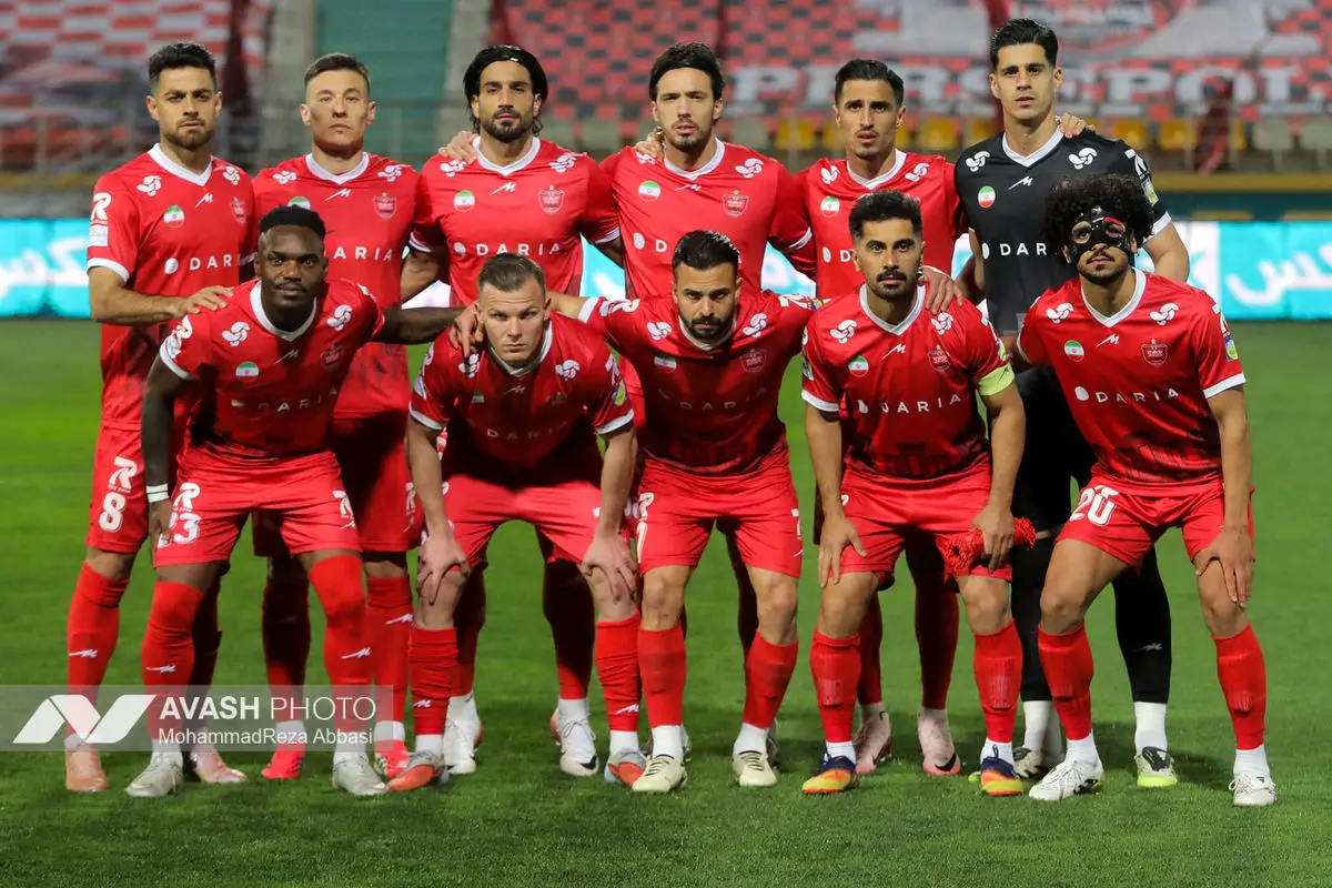 دیدار تیم های فوتبال  پرسپولیس تهران و خیبر خرم آباد