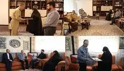 امیر سیاری با خانواده وزیر دفاع شهید دیدار کرد