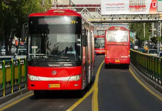 برخورد با ورود موتورسیکلت‌ به خطوط بی‌آرتی تهران