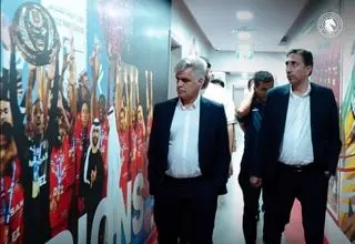 بازدید نائیجی از امکانات باشگاه شباب الاهلی
