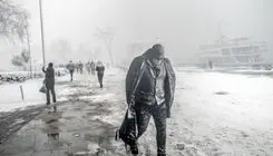 بارش برف ۱۰ سانتی‌متری در تهران+ فیلم