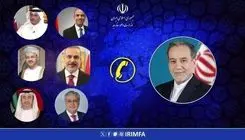 گفتگوهای تلفنی وزیر امور خارجه ایران با وزرای خارجه منطقه