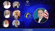 گفتگوهای تلفنی وزیر امور خارجه ایران با وزرای خارجه منطقه