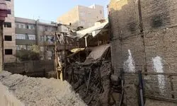 تخریب تالار متروکه شهرک ولیعصر با سهل انگاری 