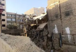تخریب تالار متروکه شهرک ولیعصر با سهل انگاری 