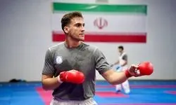 محمود نعمتی نماینده وزن ۸۴+ کیلوگرم تیم ملی در بازی‌های آسیایی ناگویا