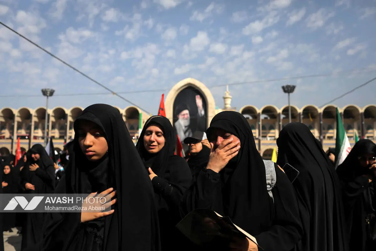 مراسم وداع با رهبر شهید انقلاب