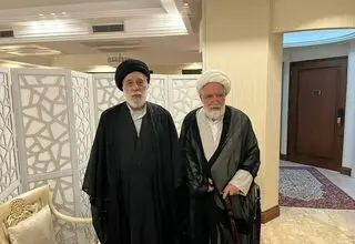 هادی خامنه ای با سیدمهدی کروبی دیدار کرد 