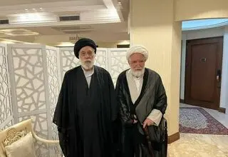 هادی خامنه ای با سیدمهدی کروبی دیدار کرد 