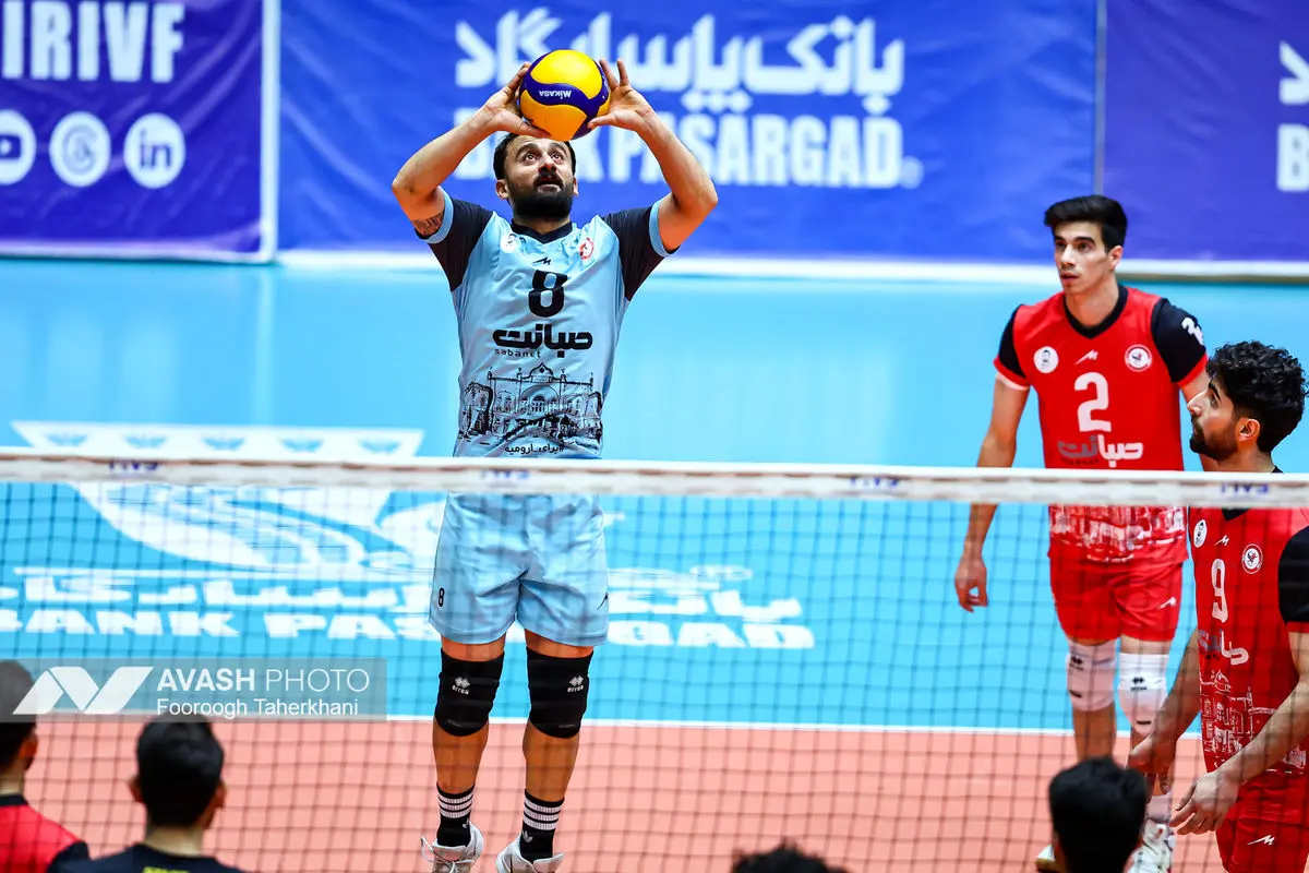 دیدار تیم های والیبال شهرداری ارومیه و سپاهان