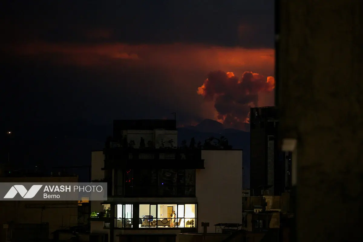 American-Israeli nighttime attacks on residential areas in Tehran