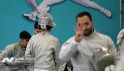 حضور تیم ملی شمشیربازی سابر در ایتالیا