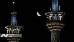 انتقال پیکر رهبر شهید با بالگرد به حرم امام رضا (ع)