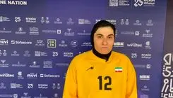 فاطمه خلیلی: ما برای برد به مسابقات آمدیم