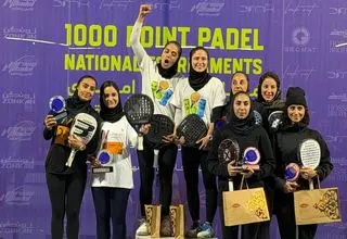 پایان مسابقات قهرمانی کشور پدل زنان 