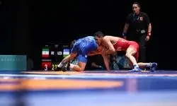 برتری رحمان مقابل کشتی‌گیر ازبکستان