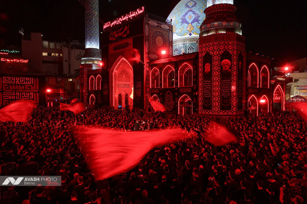 عزاداری شب نهم محرم امام زاده صالح