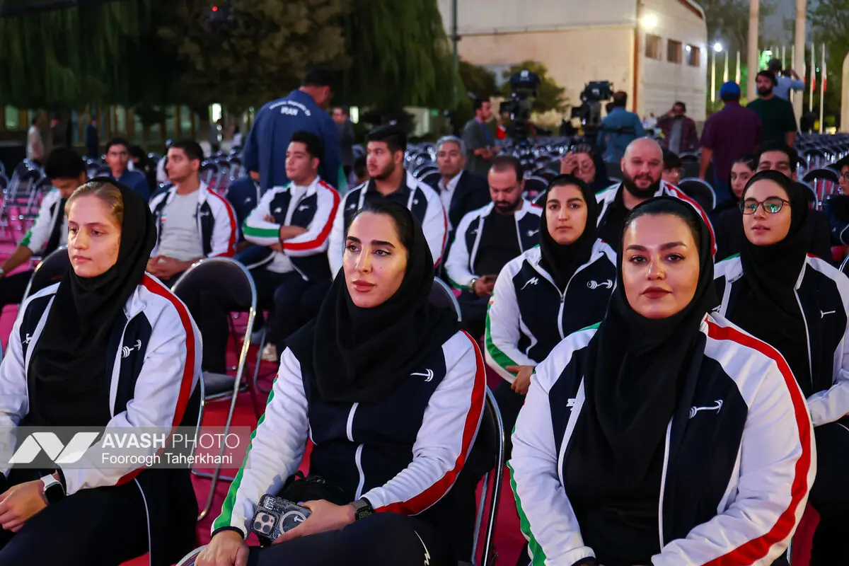 مراسم بدرقه کاروان های ورزشی اعزامی به بازیهای کشورهای اسلامی ریاض و بازیهای آسیایی جوانان بحرین