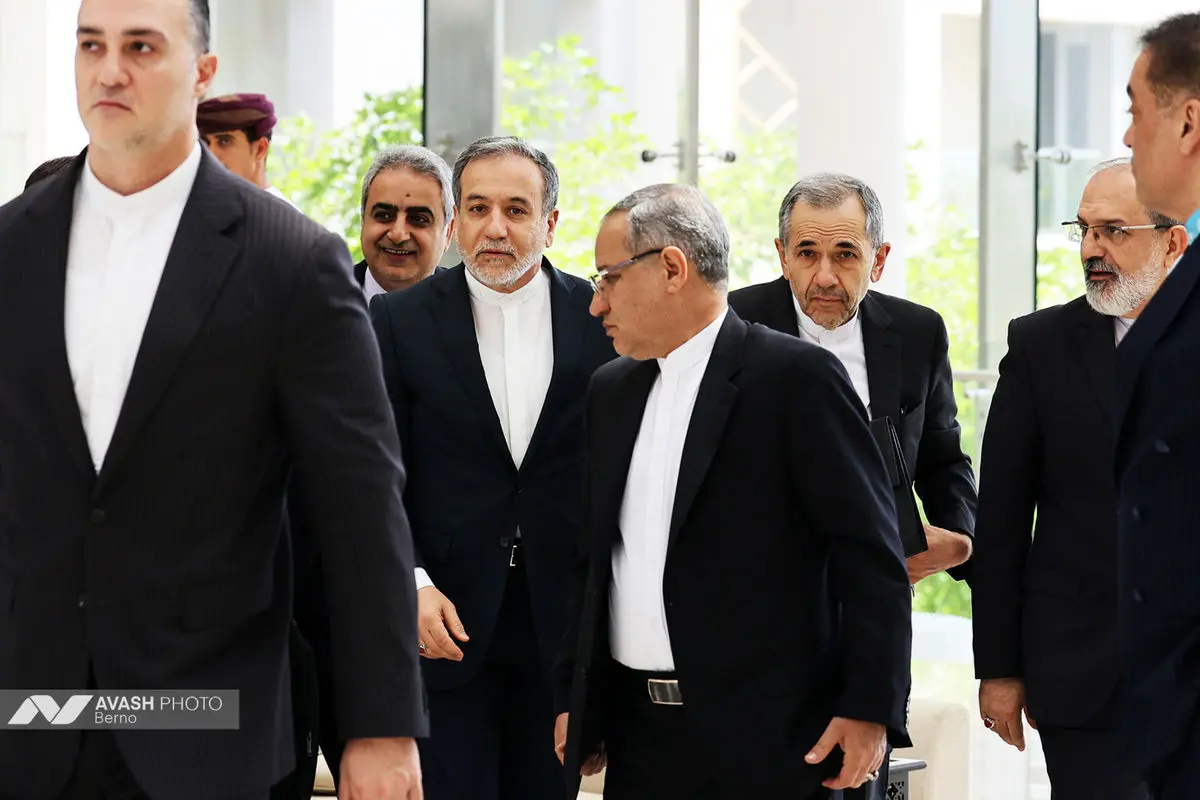 هیات مذاکره کننده ایران پیش از آغاز دور سوم مذاکرات ایران و آمریکا در عمان