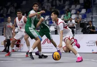 یک پیروزی دیگر در کارنامه تیم ملی بسکتبال سه نفره پسران ایران