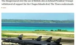 انگلیس به آمریکا اجازه استفاده از دو پایگاه برای حمله احتمالی به ایران را نداد