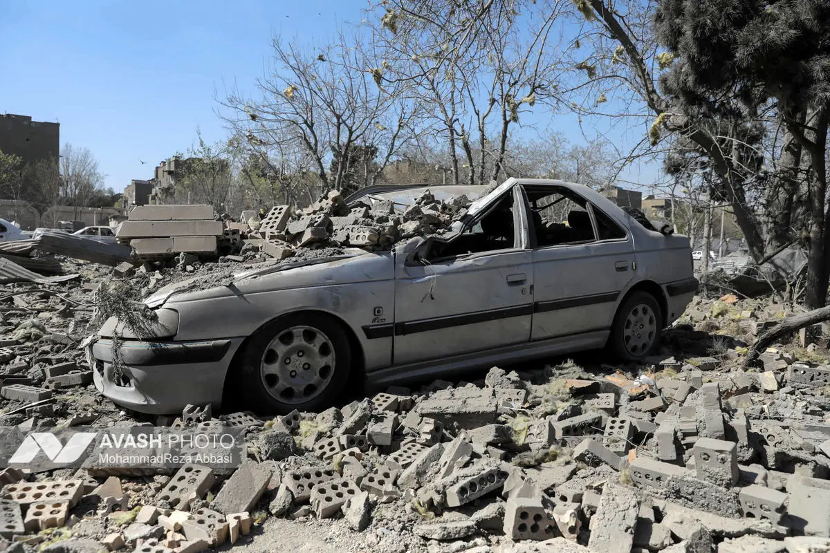 خسارات ناشی از تجاوز هوایی آمریکا و رژیم صهیونیستی به ایران - تهران /  ۱۴ اسفند ۱۴۰۴