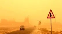 انسداد جاده به دلیل طوفان شدید در این منطقه