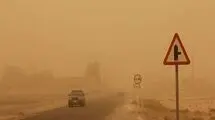 انسداد جاده به دلیل طوفان شدید در این منطقه