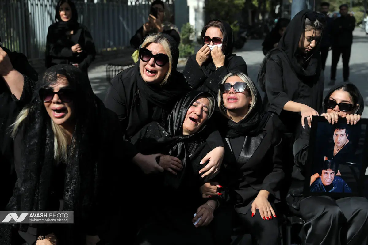 مراسم تشییع پیکر امید جهان