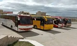 جابجایی زائران حج با استفاده از ناوگان اتوبوسی