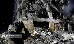 حمله هوایی به منطقه جوادیه تهران +فیلم