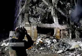 حمله هوایی به منطقه جوادیه تهران +فیلم