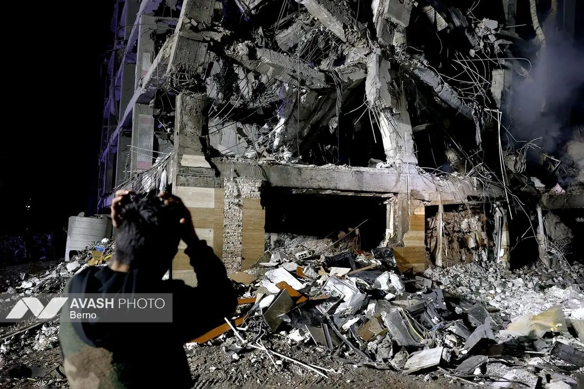 حمله موشکی آمریکایی - صهیونیستی به چند ساختمان مسکونی - تهران