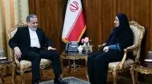 دیدار و گفت‌وگوی وزیر راه با وزیر امور خارجه درباره تسهیل هماهنگی میان دو وزارتخانه