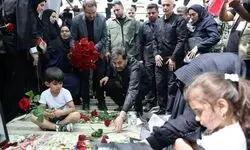 حضور جامعه ورزش در مراسم وداع با شهدای حملات رژیم صهیونیستی