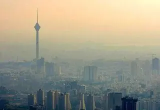 وضعیت هوای تهران قرمز شد