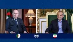 پزشکیان با رئیس جمهور الجزایر گفتگو کرد