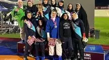 دختران کشتی آلیش بر بام آسیا